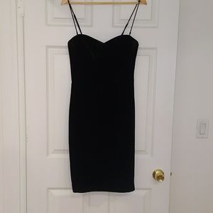 Theory Corset Velvet Dress